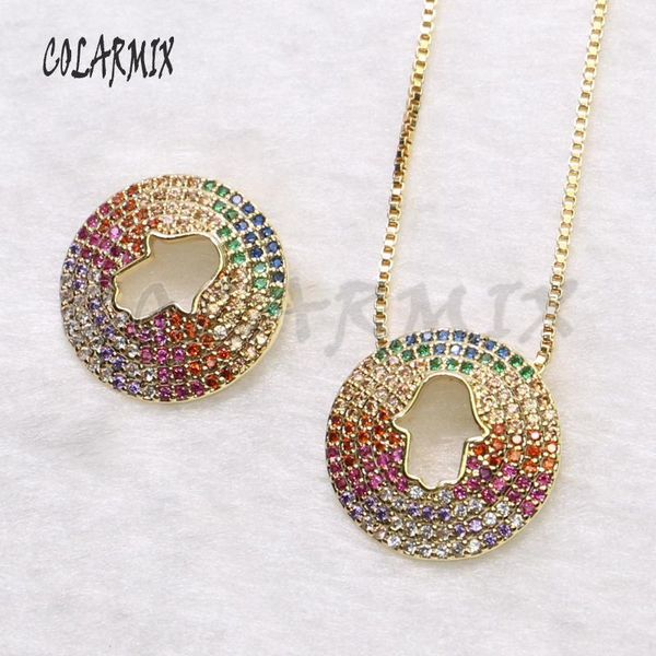 10pcs round pendants necklace carved hand rainbow charm necklace summer colors jewelry for women accessories 9347, Silver
10pcs round pendants necklace carved hand rainbow charm necklace summer colors jewelry for women accessories 9347, Silver