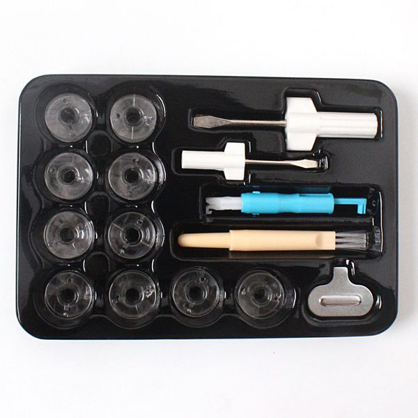 sewing set bobbin bobbin screwdriver brushing threading devicehome multi-sewing function machine tool combination set, Black
sewing set bobbin bobbin screwdriver brushing threading devicehome multi-sewing function machine tool combination set, Black