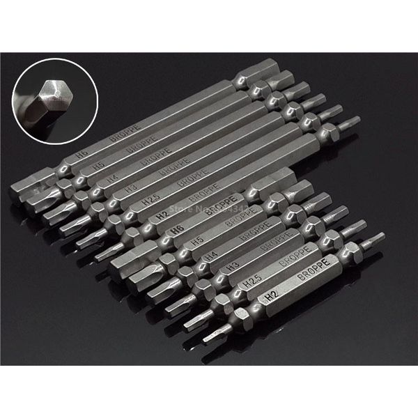 1pc 65/100mm 1/4" hex shank magnetic double head inner hexagon screwdriver electric driver hand tools drill bit s2 steel
1pc 65/100mm 1/4" hex shank magnetic double head inner hexagon screwdriver electric driver hand tools drill bit s2 steel