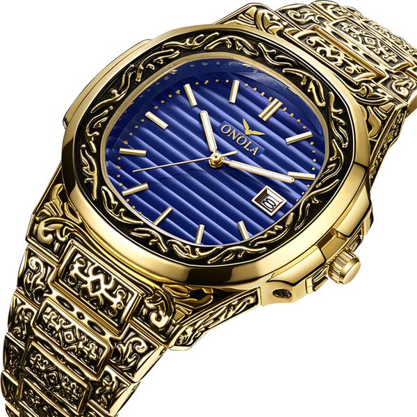 watches men quartz watch steel waterproof retro engraving pattern bracelet strap butterfly clasp men business watch male clock, Slivery;brown
watches men quartz watch steel waterproof retro engraving pattern bracelet strap butterfly clasp men business watch male clock, Slivery;brown
