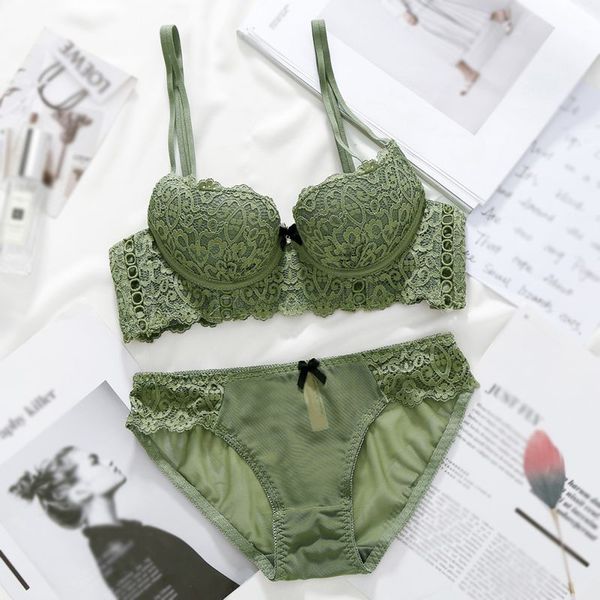 women bra set sexy lace push up bra solid color lace bow gathering half cup women panties set, Red;black
women bra set sexy lace push up bra solid color lace bow gathering half cup women panties set, Red;black