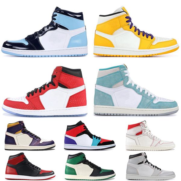 2019 Designer UNC Basketball Shoes 1 1s men women Top 3 Court Purple TURBO GREEN SPIDERMAN BANNED Athletic Sneakers Sports mens trainers
2019 Designer UNC Basketball Shoes 1 1s men women Top 3 Court Purple TURBO GREEN SPIDERMAN BANNED Athletic Sneakers Sports mens trainers