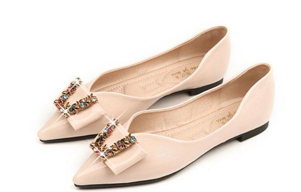 2019 water drill women's shoes in spring and autumn with new style flat bottom pointed end shallow mouth bowknot, Black
2019 water drill women's shoes in spring and autumn with new style flat bottom pointed end shallow mouth bowknot, Black