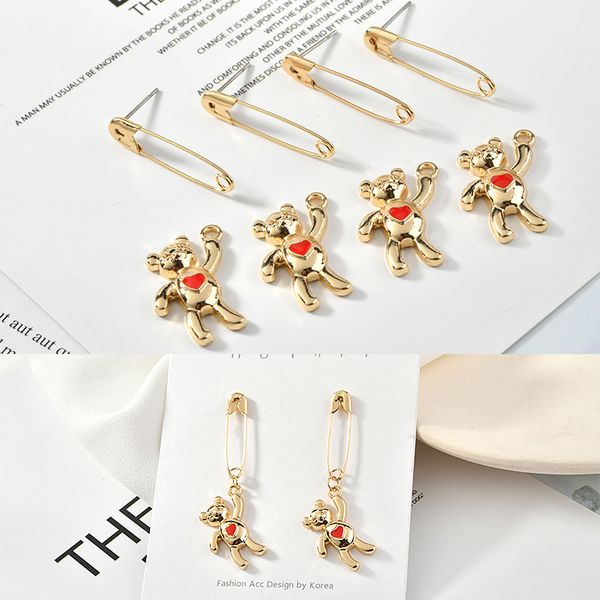 diy jewelry making 40pcs/lot animals cartoon bears/pin shape alloy floating locket charms fit earring accessory, Bronze;silver
diy jewelry making 40pcs/lot animals cartoon bears/pin shape alloy floating locket charms fit earring accessory, Bronze;silver