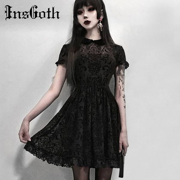 insgoth vintage кружевном платье женщины gothic party sexy выдалбливают черный мини платье с коротким рукавом harajuku повседневная женщина, Black;pink
insgoth vintage кружевном платье женщины gothic party sexy выдалбливают черный мини платье с коротким рукавом harajuku повседневная женщина, Black;pink