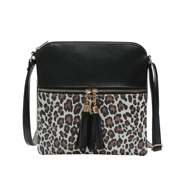 pu leather crossbody bags women leopard splicing ladies purse retro female tassels shoulder messenger satchel bag
pu leather crossbody bags women leopard splicing ladies purse retro female tassels shoulder messenger satchel bag