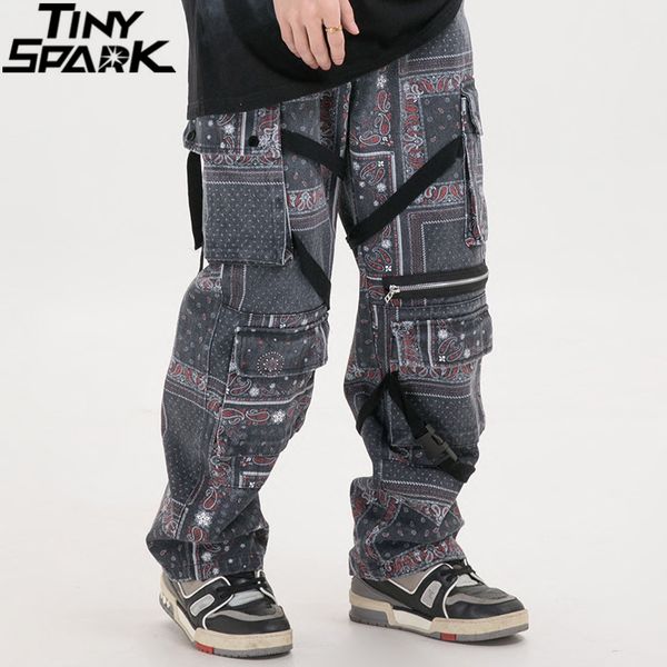 men 2020 hip hip denim pants streetwear retro vintage pattern washed denim pants harajuku cargo joggers trousers cotton, Black
men 2020 hip hip denim pants streetwear retro vintage pattern washed denim pants harajuku cargo joggers trousers cotton, Black