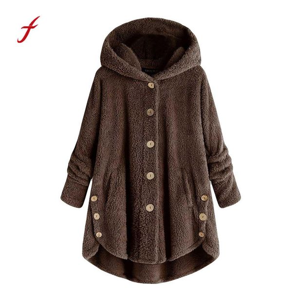 autumn winter fashion fashion women button coat fluffy tail hooded pullover loose sweater ing, Black;brown
autumn winter fashion fashion women button coat fluffy tail hooded pullover loose sweater ing, Black;brown