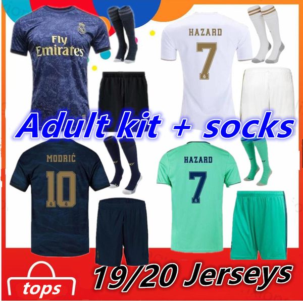 real madrid kit +socks 2019 2020 soccer jerseys hazard jovic benzema camiseta 19 20 ramos vinicius modric third football shirt, Black
real madrid kit +socks 2019 2020 soccer jerseys hazard jovic benzema camiseta 19 20 ramos vinicius modric third football shirt, Black