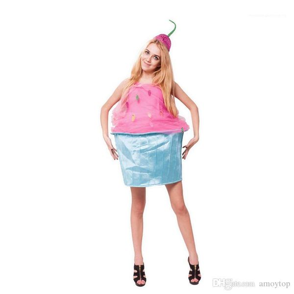 cosplay fruit halloween party dress digital printed theme costume party, Black;red