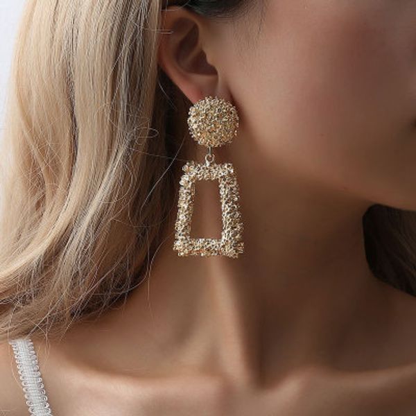 big vintage stud earrings for women color golden geometric statement earrings metal earing hanging trend jewelry, Golden;silver
big vintage stud earrings for women color golden geometric statement earrings metal earing hanging trend jewelry, Golden;silver
