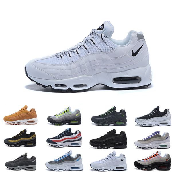 

drop shipping wholesale running shoes men cushion 95 og sneakers boots authentic 95s new walking discount sports shoes size 36-46 a415, Black