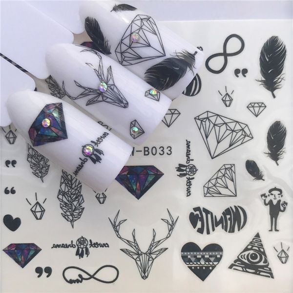 ywzle 28 designs nail sticker set black dreamcather feather decal water transfer slider for nails art decor
ywzle 28 designs nail sticker set black dreamcather feather decal water transfer slider for nails art decor