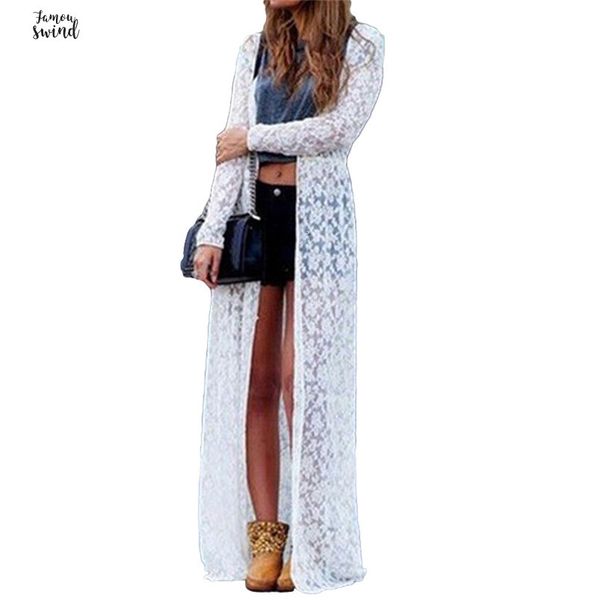лето 3xl плюс размер 2019 4xl 5xl женщины цветочные кружева кимоно semi sheer solid open front long элегантный пляж cover up кардиган tops, White
лето 3xl плюс размер 2019 4xl 5xl женщины цветочные кружева кимоно semi sheer solid open front long элегантный пляж cover up кардиган tops, White