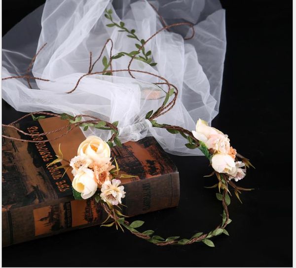 flower wreath veil bride dress accessories color flower headband hair band bridal jewelry, Silver
flower wreath veil bride dress accessories color flower headband hair band bridal jewelry, Silver