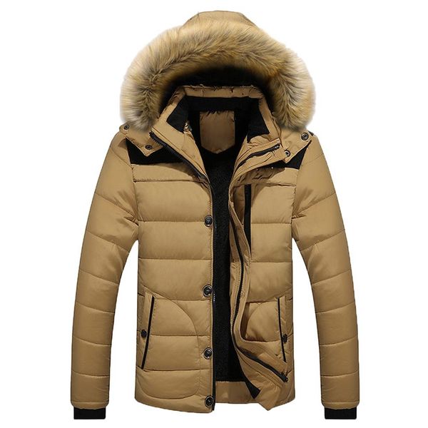 fashion winter down jackets men patchwork long sleeve button zipper coat cotton padded hooded down jackets cotton doudoune homme, Black
fashion winter down jackets men patchwork long sleeve button zipper coat cotton padded hooded down jackets cotton doudoune homme, Black