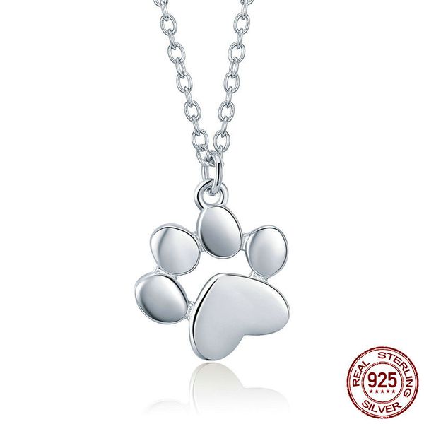 genuine 925 sterling silver cute animal footprints dog cat footprints paw necklaces pendants women silver jewelry fashion modeling
genuine 925 sterling silver cute animal footprints dog cat footprints paw necklaces pendants women silver jewelry fashion modeling