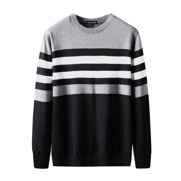 man winter sweater pullovers jumper men's o-neck stripe fashion youth teens trend 100% cotton long sleeve sweaters men, White;black
man winter sweater pullovers jumper men's o-neck stripe fashion youth teens trend 100% cotton long sleeve sweaters men, White;black