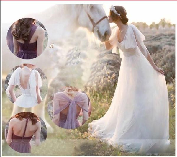 long convertible mixed style bridesmaid dress tulle beach wedding guest dresses bohemian maid of honor dresses floor length under $50, White;pink
long convertible mixed style bridesmaid dress tulle beach wedding guest dresses bohemian maid of honor dresses floor length under $50, White;pink