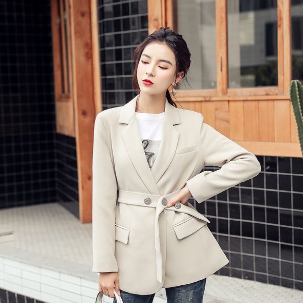 lace-up waist slimming suit outdoor trendy turndown women blazers and jackets gorgeous ladies streetwear casual ladies blazers, White;black
lace-up waist slimming suit outdoor trendy turndown women blazers and jackets gorgeous ladies streetwear casual ladies blazers, White;black