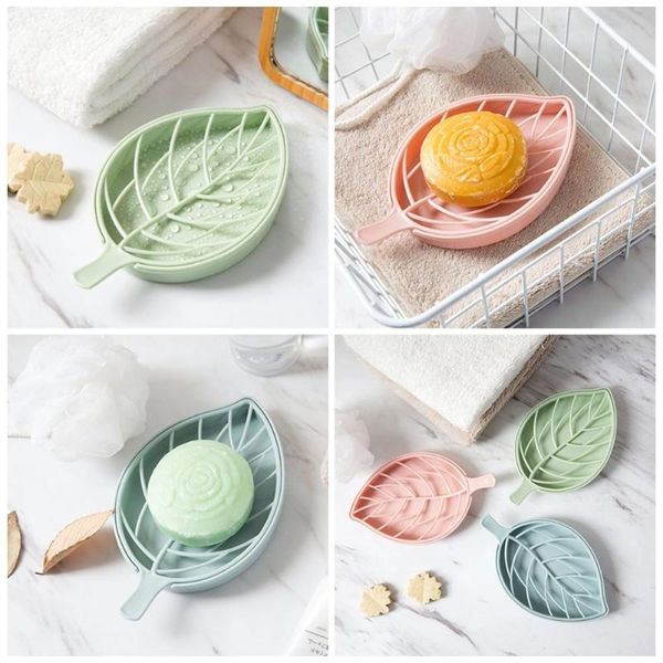 double layer leaf shape drain soap box soap storage rack holder container bathroom sinks
double layer leaf shape drain soap box soap storage rack holder container bathroom sinks