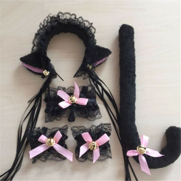 5pcs set anime cosplay halloween hair headwears cat ear headband+tail wristbands cute girl baby ladies festival party decorative
5pcs set anime cosplay halloween hair headwears cat ear headband+tail wristbands cute girl baby ladies festival party decorative