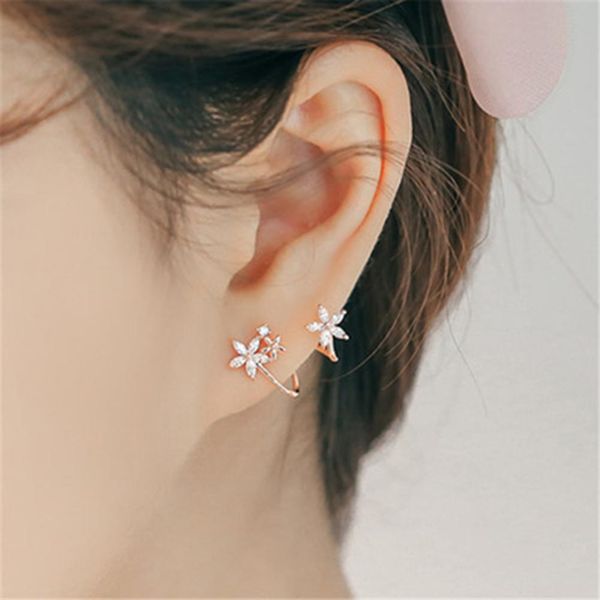 sweet women rhinestone inlaid curved flower ear clip piercing stud earrings for women charm circle, Silver
sweet women rhinestone inlaid curved flower ear clip piercing stud earrings for women charm circle, Silver