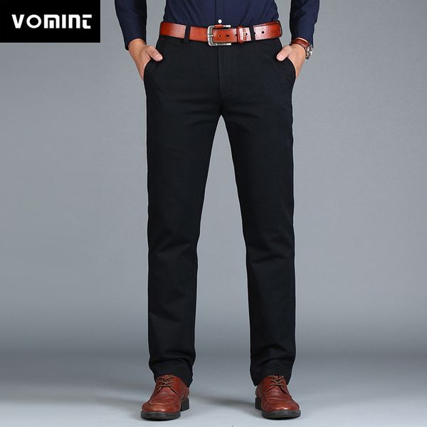 vomint new men's pants straight loose casual cotton fashion business suit pants black blue khaki solid color plus size 38 40 42
vomint new men's pants straight loose casual cotton fashion business suit pants black blue khaki solid color plus size 38 40 42
