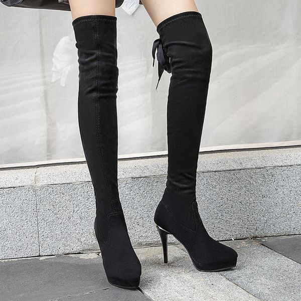 stiletto heel boots winter women over the knee boots comfort suede ladies long woman shoes gray wine black boots#g3
stiletto heel boots winter women over the knee boots comfort suede ladies long woman shoes gray wine black boots#g3
