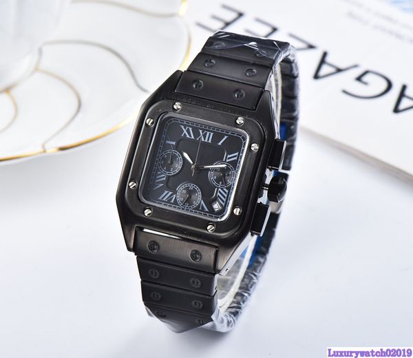 2019 wrist watch 6 needle mechanism quartz wrist watch bring calendar square luxury brand watches men, Slivery;brown
2019 wrist watch 6 needle mechanism quartz wrist watch bring calendar square luxury brand watches men, Slivery;brown