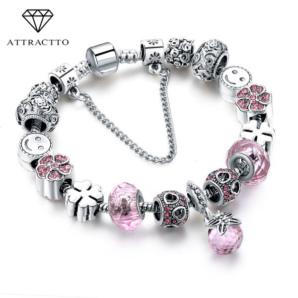 attractto 2019 pink ball charm bracelets women silver pink crystal beads bracelets&bangles diy jewelry custom bracelet sbr160294
attractto 2019 pink ball charm bracelets women silver pink crystal beads bracelets&bangles diy jewelry custom bracelet sbr160294