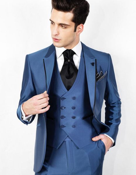 shinny blue groom tuxedos notch lapel groomsmen wedding dress fashion man jacket blazer dinner 3 piece suit(jacket+pants+vest+tie) 88, Black;gray
shinny blue groom tuxedos notch lapel groomsmen wedding dress fashion man jacket blazer dinner 3 piece suit(jacket+pants+vest+tie) 88, Black;gray