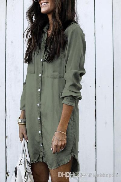 new women denim blouses summer loose button tassel lapel neck shirts long sleeve ladies party street clothing, White
new women denim blouses summer loose button tassel lapel neck shirts long sleeve ladies party street clothing, White