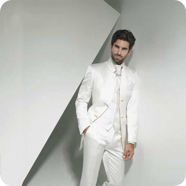itaian ivory men suits for wedding groom tuxedos vintage groomsmen suit man blazers 3piece latest coat pant designs costume homme party, Black;gray
itaian ivory men suits for wedding groom tuxedos vintage groomsmen suit man blazers 3piece latest coat pant designs costume homme party, Black;gray