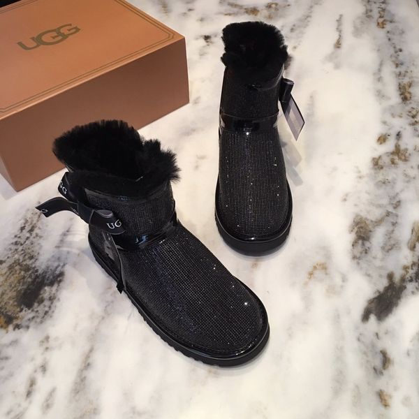 shiny winter women's snow boots cow split leather ankle shoes women's ankle boots winter fur shiny platform women's casual sh, Black
shiny winter women's snow boots cow split leather ankle shoes women's ankle boots winter fur shiny platform women's casual sh, Black