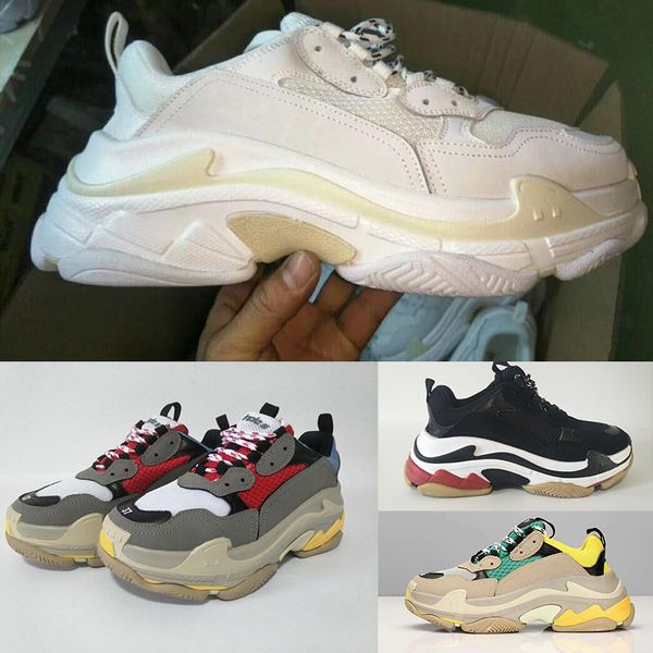 High Quality Men Sports Shoes Trend 17 FW Triple S Women Low Cut Lightweight Fitness Tennis Running Shoes Outdoor Woman Casual Shoe
High Quality Men Sports Shoes Trend 17 FW Triple S Women Low Cut Lightweight Fitness Tennis Running Shoes Outdoor Woman Casual Shoe