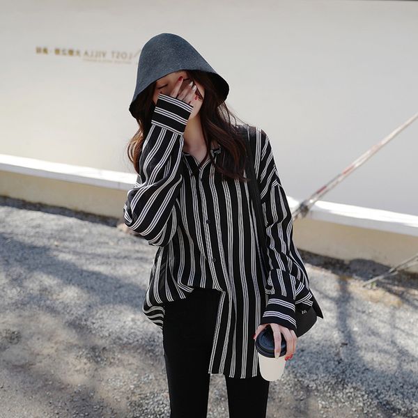 autumn striped blouse shirt button tee shirt button shirts loose casual blouses shirts womens tees, White
autumn striped blouse shirt button tee shirt button shirts loose casual blouses shirts womens tees, White