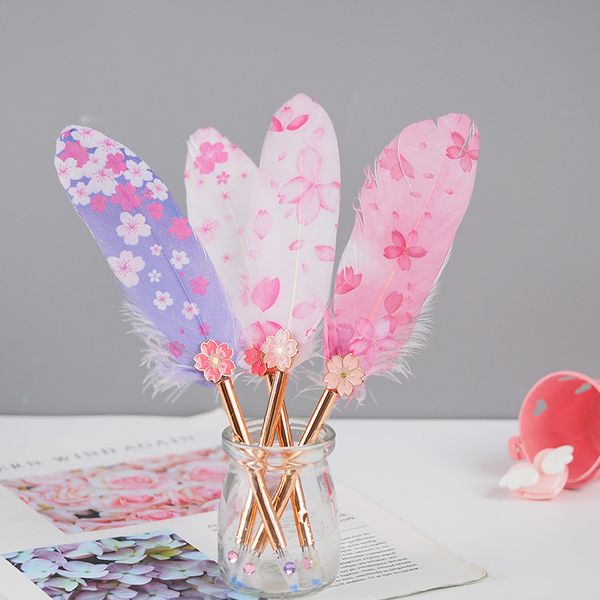 gel pens lovefrom 1 pcs kawaii pen creative cherry blossom feather 0.5mm needle tube for students stationery school supply
gel pens lovefrom 1 pcs kawaii pen creative cherry blossom feather 0.5mm needle tube for students stationery school supply