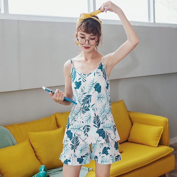 women v-neck strap shorts cotton 2cs pajamas set sleepwear sleeveless pyjama suit female casual strap shirt&shorts, Black;red
women v-neck strap shorts cotton 2cs pajamas set sleepwear sleeveless pyjama suit female casual strap shirt&shorts, Black;red