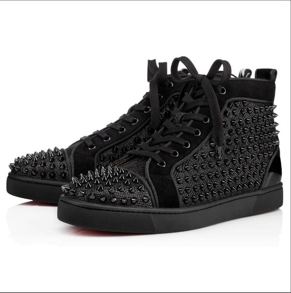 New chri tian luxury louboutin bottom red bottom tudded pike brand cl men ca ual hoe men women party lover port neaker bf110611, Black
New chri tian luxury louboutin bottom red bottom tudded pike brand cl men ca ual hoe men women party lover port neaker bf110611, Black