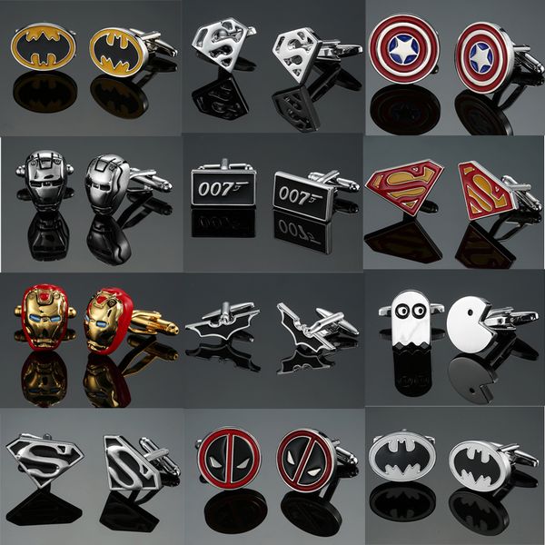 dy new brass material film cartoon superhero cufflinks fashion men's french shirt cufflinks ing, Silver;golden
dy new brass material film cartoon superhero cufflinks fashion men's french shirt cufflinks ing, Silver;golden