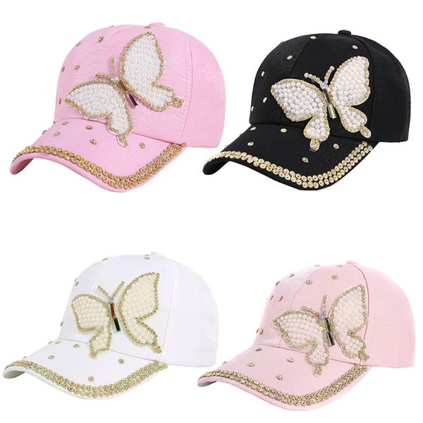 beauty summer baseball cap multi color rhinestone butterfly girls women fashion snapback hat, Blue;gray
beauty summer baseball cap multi color rhinestone butterfly girls women fashion snapback hat, Blue;gray
