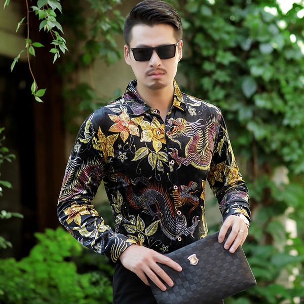 creative dragon sunflower pattern 3d printing long sleeve shirt spring 2019new quality velvet soft smooth luxury men shirt -3xl, White;black
creative dragon sunflower pattern 3d printing long sleeve shirt spring 2019new quality velvet soft smooth luxury men shirt -3xl, White;black