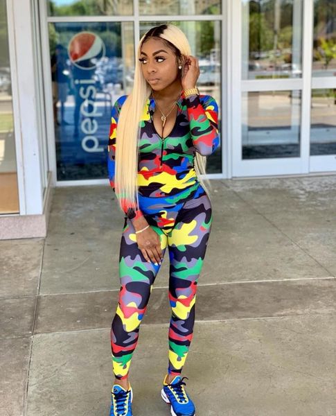 2019 fashion casual camouflage round neck women jumpsuit full sleeve zippers high waist fashion sports lady jumpsuits dm8068, Black;white
2019 fashion casual camouflage round neck women jumpsuit full sleeve zippers high waist fashion sports lady jumpsuits dm8068, Black;white