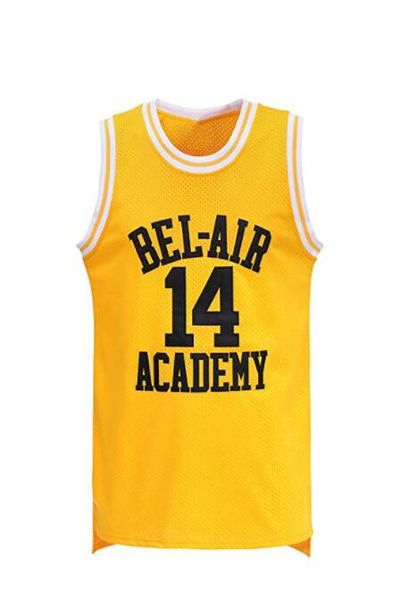 smith #14 bel air academy yellow basketball jersey s-xxxl, 90s hip hop clothing for party, stitched letters and numbers, Black;red
smith #14 bel air academy yellow basketball jersey s-xxxl, 90s hip hop clothing for party, stitched letters and numbers, Black;red