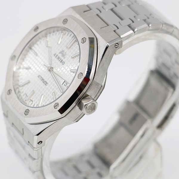 v3 aehibo oak dial quality brand silve watch automatic mechanical glass back mens u1 factory stainless 42mm watches royal steel wristwa lxiw, Slivery;brown
v3 aehibo oak dial quality brand silve watch automatic mechanical glass back mens u1 factory stainless 42mm watches royal steel wristwa lxiw, Slivery;brown