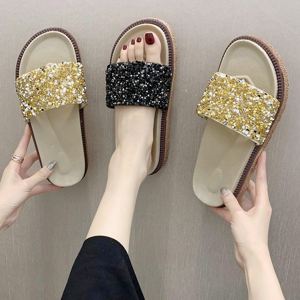 shoes woman's slippers low slides shose women platform shale female beach 2020 soft flat sabot fashion pu rome, Black
shoes woman's slippers low slides shose women platform shale female beach 2020 soft flat sabot fashion pu rome, Black