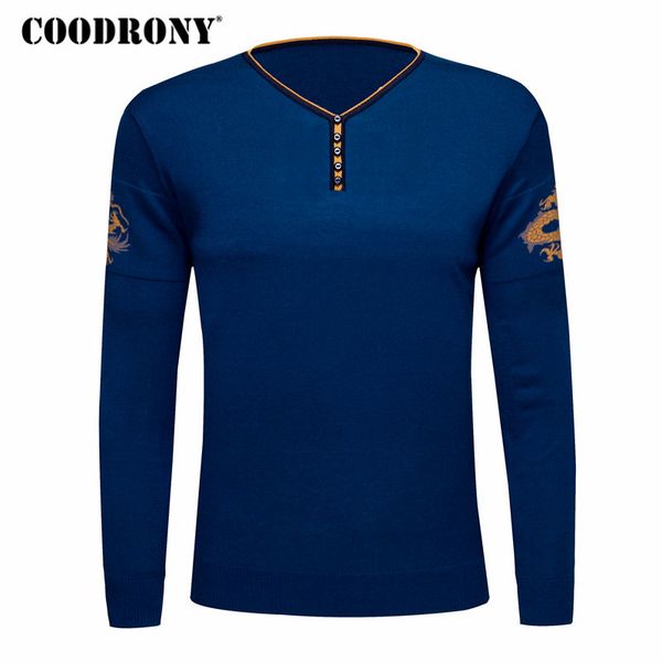 coodrony sweater men clothes 2018 autumn winter cashmere wool mens sweaters chinese style casual button v-neck pullover men 8186, White;black
coodrony sweater men clothes 2018 autumn winter cashmere wool mens sweaters chinese style casual button v-neck pullover men 8186, White;black