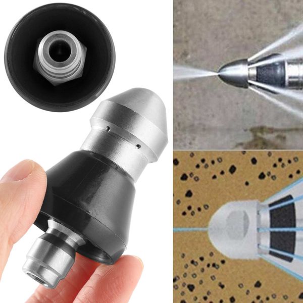 

new 1/4inch thread pressure drain washer nozzle quick connect spray stainless steel pipe dredging sewer cleaner