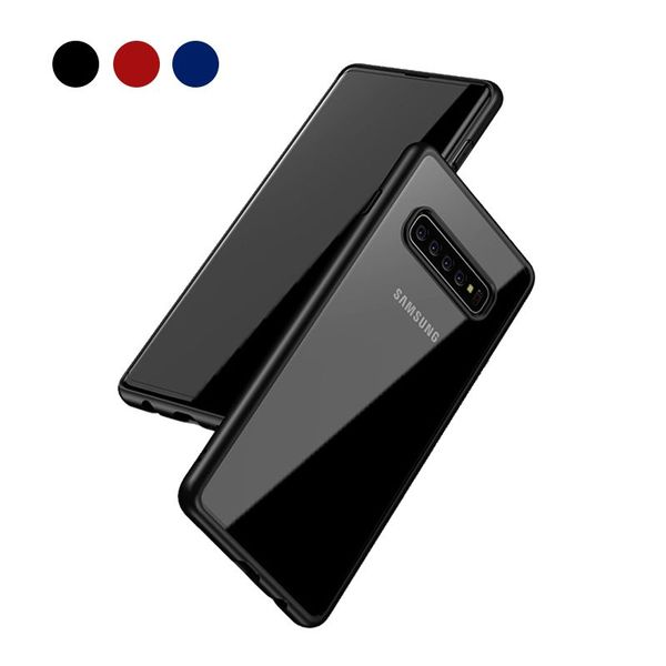 Transparent Soft TPU Hard Clear Case PC Phone Case Shockproof Cover For iPhone Xr Xs Max 8 7 Plus Samsung S10 e Plus